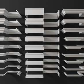 现代天花角线3D模型下载